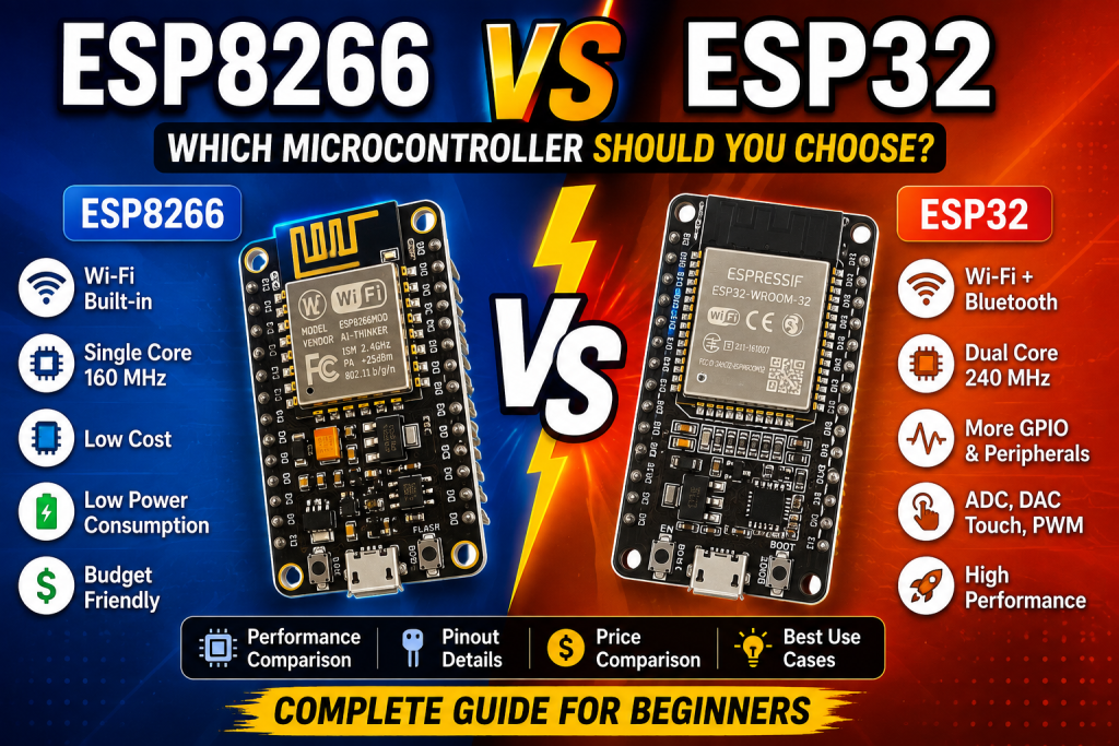 ESP8266 Vs ESP32